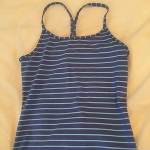Athleta Striped Tank Top